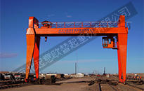 MG electric double girder gantry crane